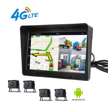 Cross-Border 4-Camera 4g Remote Gps Positioning Logistics Transport Vehicle Monitoring Fleet Management Truck Recorder