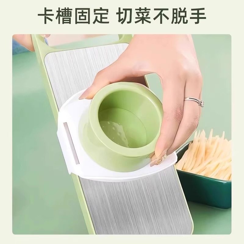 Cross-Border New Vegetable Cutter Stainless Steel Grater Household Potato Shredder Multi-Functional Grater Cucumber Potato
