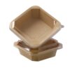 Kraft Paper Square Octagonal Fruit Box Fruit Cut Dessert Salad Light Food Baking Cake Snacks Take-away Packing Meal Box