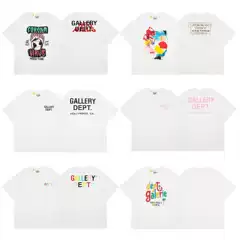 GALLERY DEPT Tshirt ART THAT KILLS Printed White Loose Short-sleeved T-shirt Women's Summer