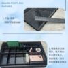 Anti-Static Tray Anti-Static Black Plastic Square Plate Electronic Component Box Turnover Box Plastic Tray Box Thickeneded