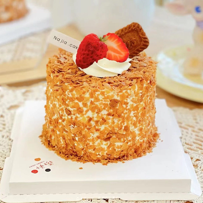 French Butter Crispy Cake Decoration Biscuit Crispy Hot Milk Baby Baking Ingredients Dipping Sauce Mochi Crisp Ingredients