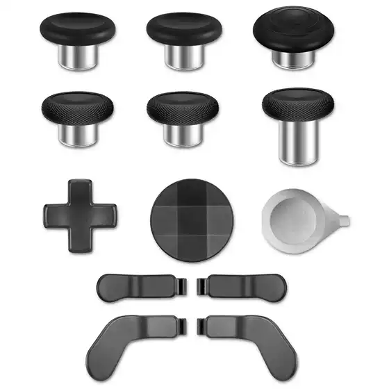 Suitable for One Elite 2Nd Generation Controller Buttons, High, Medium, and Low Buttons, Mosaic Mushroom Heads, Elite 2Nd Generation up and down Paddles