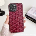 Goyard Glass Case Red