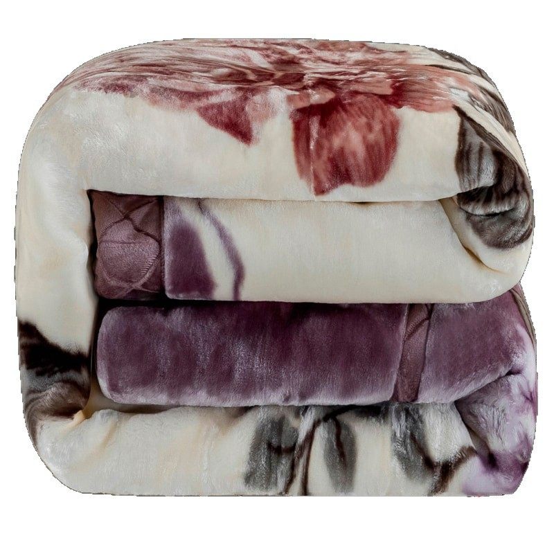 Raschel Blanket Quilt Winter Thickened Double Layer Blanket Wedding Velvet Blanket Sofa Nap Blanket Gift Blanket Wholesale