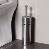 Cross-Border Orz Hotel Bathroom Cleaning Brush Stainless Steel Toilet Brush Household No Dead Corner Toilet Brush Cleaning Set