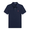 Navy blue-red label