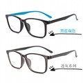 New TR90 Youth Student Optical Glasses Frame Korean Men's and Women's Glasses Frame Black Transparent Color Wholesale