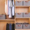 Storage Box, Household Fabric Sundries and Snack Storage Basket, Multi-Functional Portable Storage Box, Book Wardrobe