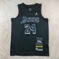Heat pressed lakers 24 black honor