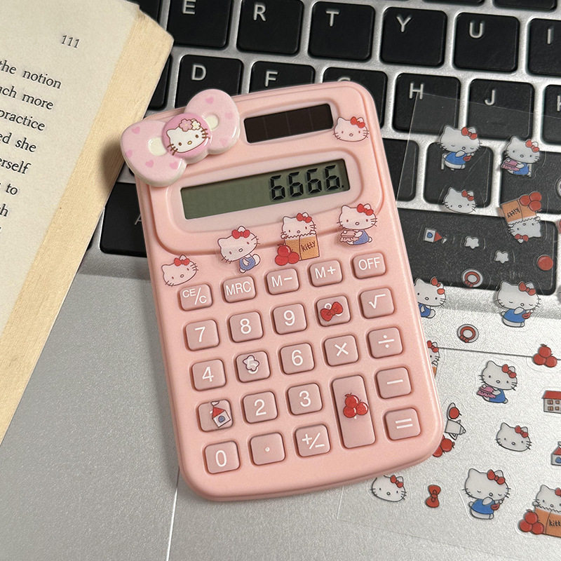计算器创意可爱卡通学生办公文化用品高颜值迷你便携计算机批发