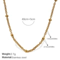 Xl573g1.5mm cross clip bead chain