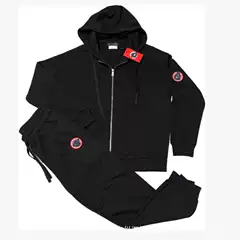 Cross-Border Trendy Brand Goose Brand Unisex 380g Zip-Up Hooded Long-Sleeve Casual Set Stylish Men's Sweatshirt