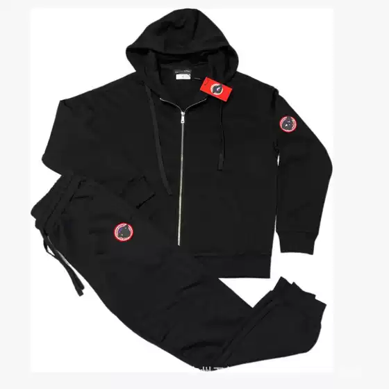 Cross-Border Trendy Brand Goose Brand Unisex 380g Zip-Up Hooded Long-Sleeve Casual Set Stylish Men's Sweatshirt