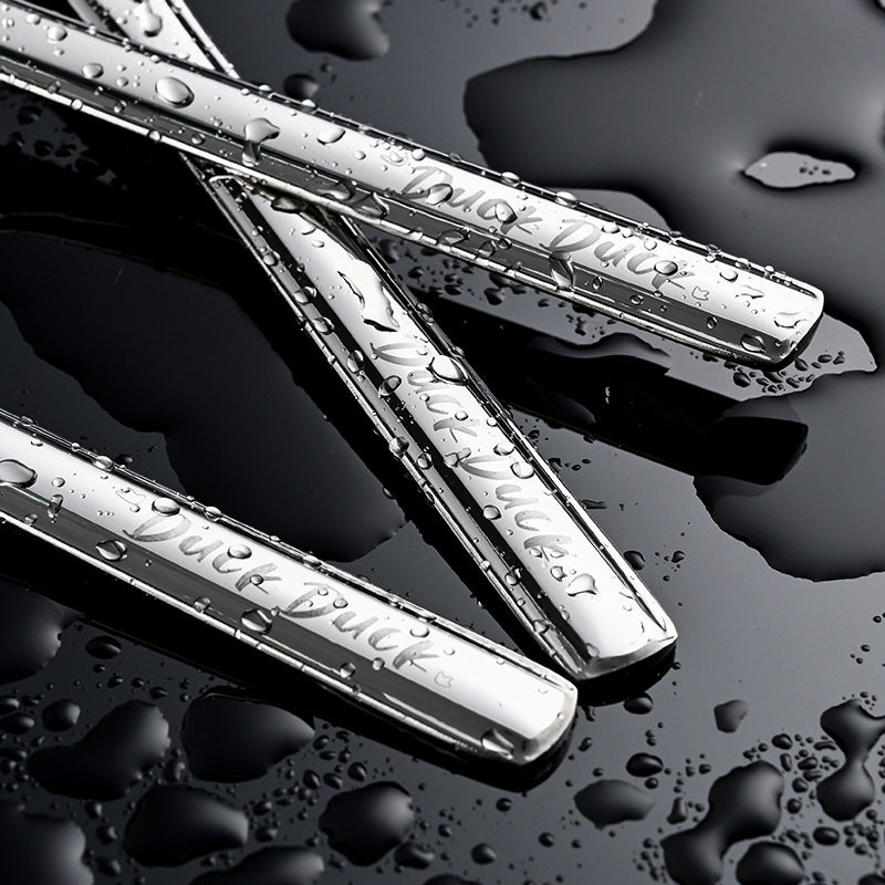 Spoon 316 Stainless Steel Spoon High Color Value Baby Children's Rice Spoon Household Small Spoon Baby Food Supplementary Yuanbao Spoon