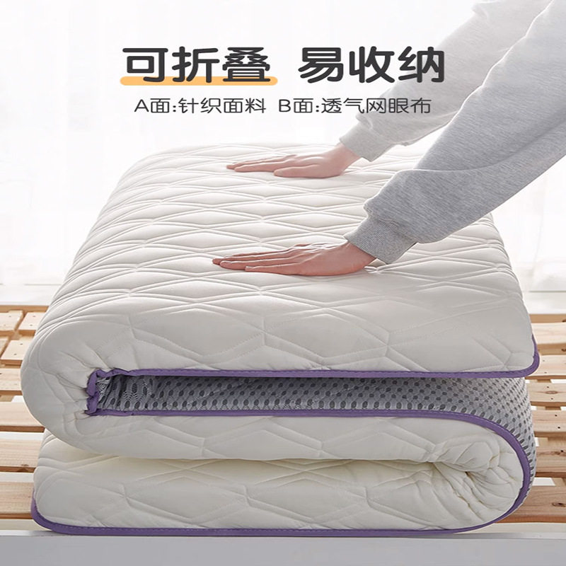 Student Dormitory Latex Mattress Cushion Single Foldableable Tatami Memory Foam Mat Floor Sleeping Mat for Rent