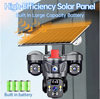 V360Pro Solar-Powered Surveillance Camera 4G/Wifi Waterproof Night Vision Southeast Asia Export Three-Lens Outdoor