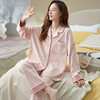 Pure Cotton Moon Clothing Spring and Autumn Postpartum Lactation Pajamas Pregnant Women Maternal Feeding Home Clothing suit Autumn and Winter Loose plus size