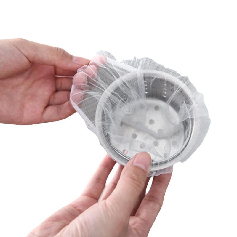 Disposable Sink Filter Elastic Mouth Real Number 100 Kitchen Sink Sewer Garbage Filter