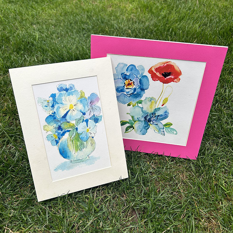 10 a rectangular simple cardboard photo frame a3a4 children's painting framed picture frame 8 open 4 open thick cardboard picture frame