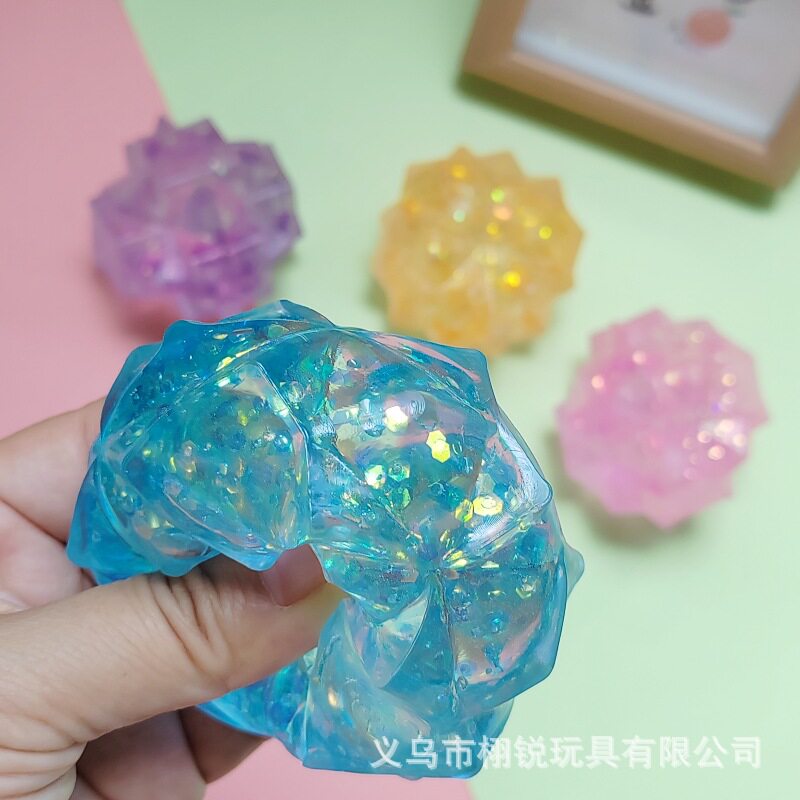 跨境爆卖麦芽糖动物蝾螈捏捏乐仿真水豚卡通金粉猫爪解压玩具工厂