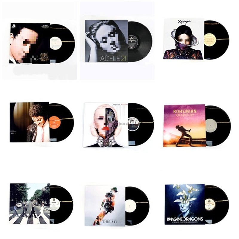 12inch Vinyl Record Classical Antique Collection Rare Original Phonograph Disc Playable Living Room Decoration