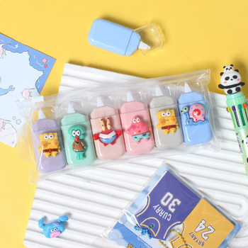 Mini High-Looking Correction Tape, Student Correction Tape, 6-Pack Stationery and School Supplies, Large-Capacity Correction Tape Wholesale