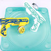 Gyro toy children luminous gyro gun alloy gyro cyclone gyro explosive gyro set launcher new gun