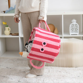 Cartoon storage box clothing storage box thickened fabric washable storage basket toy storage children storage box