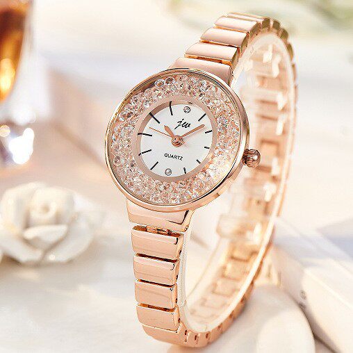 新款式品牌手链手表 女款石英表学生钢带女士手表时尚时装表批发