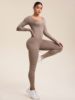 European and American Cross-Border Popular Moisture-Wicking Seamless Backless High-Elastic Tight-Fitting Sports Yoga Fitness Suit Jumpsuit
