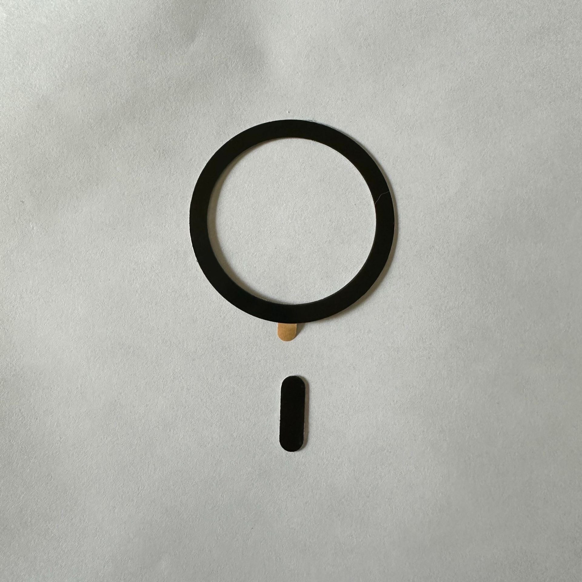 手机无线充配件环形引磁片圆环金属铁片magsafe充电磁吸背贴