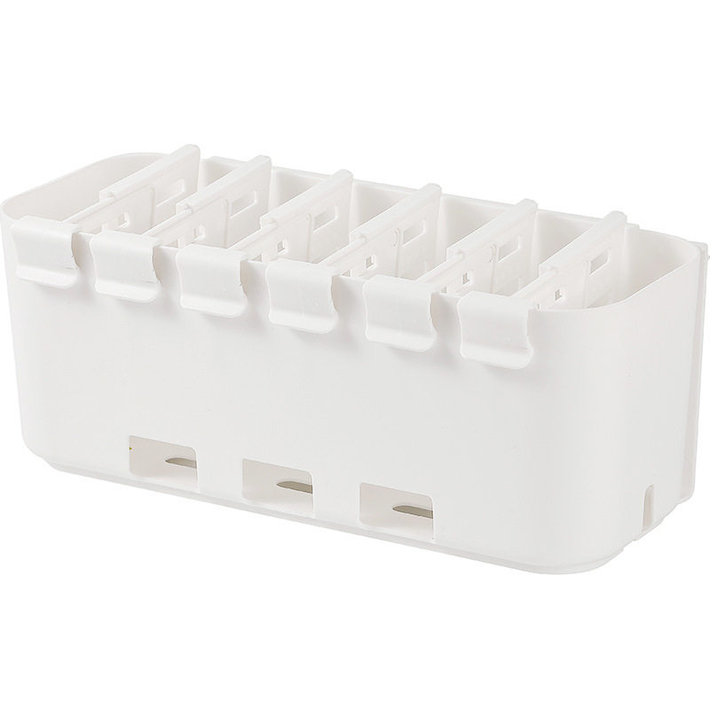 Kitchen Wall-mounted Storage Box Punch-free Cabinet Drawer Adjustable Box Sundries Storage Basket Washing Machine Cabinet Side Storage