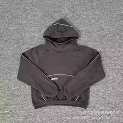 Cross border foreign trade trend mertra new embroidered letter hooded sweatshirt hoodie high street loose casual pants trend