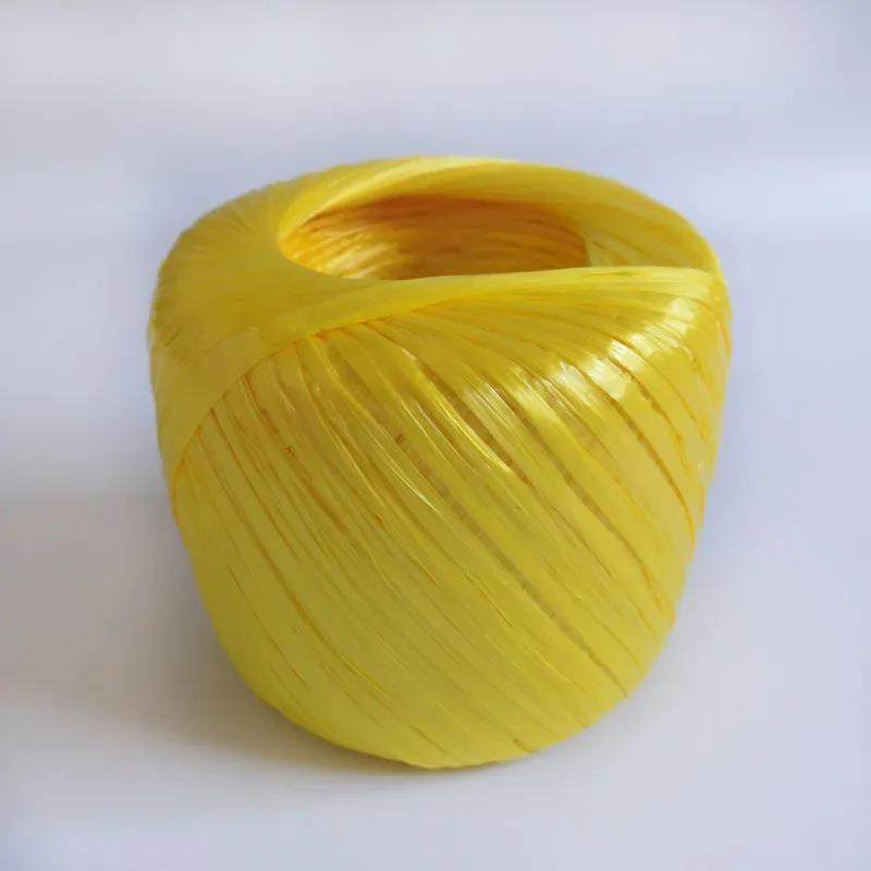 Woven Rope Bundling Plastic Rope Durable Straw Ball Soft Drawstring Non-slip Tearing Belt Bundling Vegetable Woven Bag