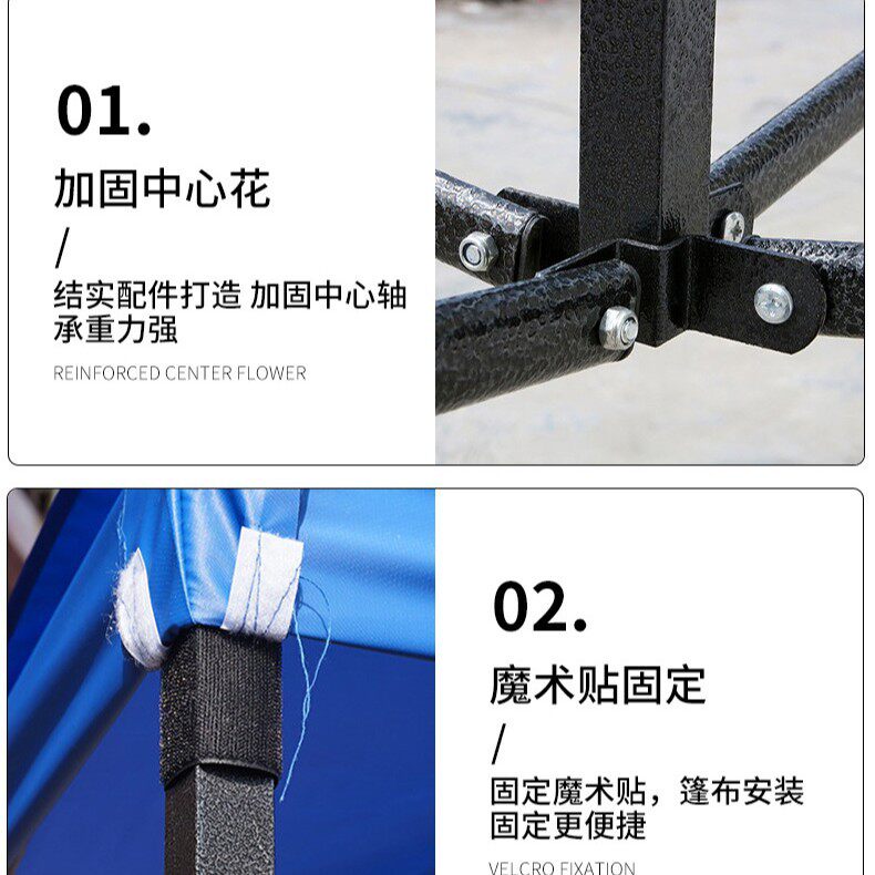 促销展览3*3广告折叠帐篷 户外活动摆摊遮阳棚四角广告帐篷印logo