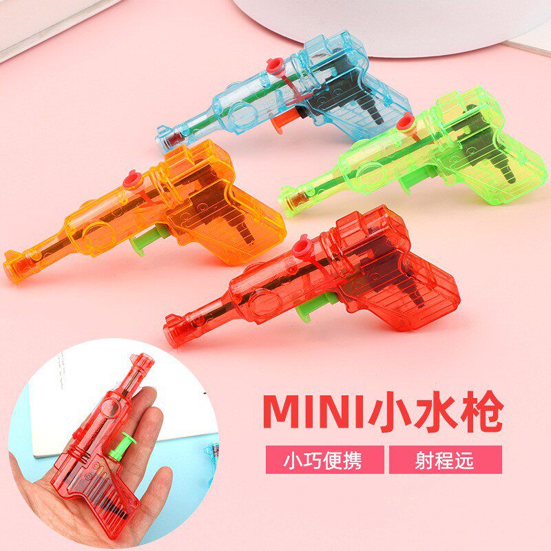 夏季儿童水枪跑男沙滩户外戏水大容量抽拉式迷你喷水枪打水仗玩具