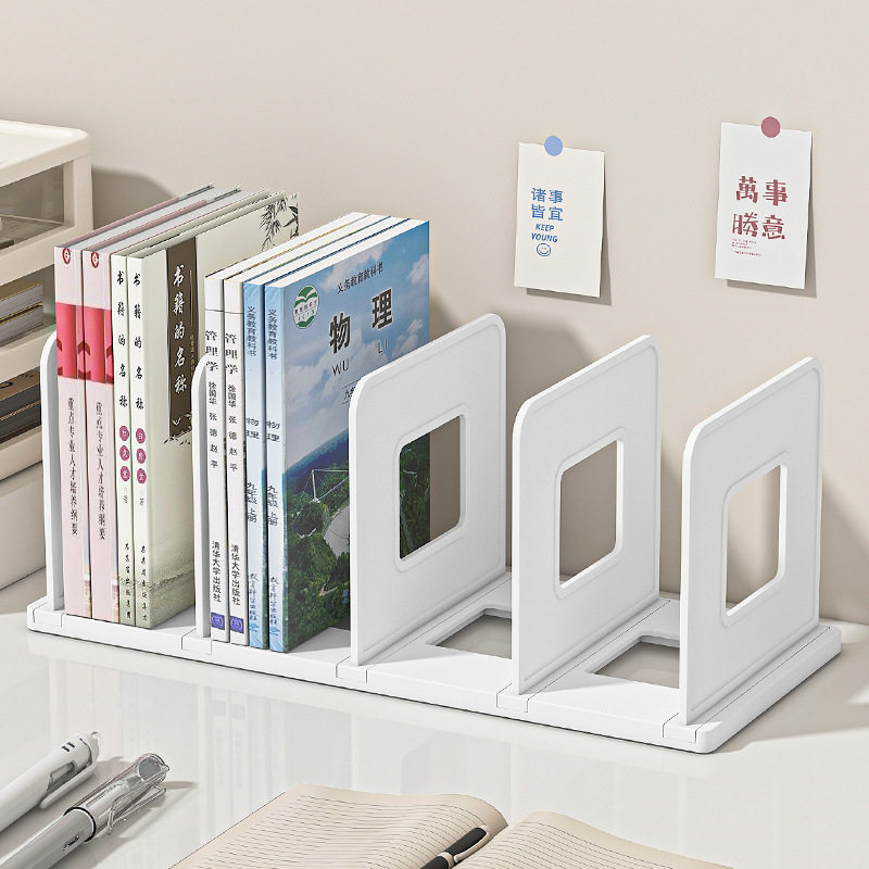Foldable Book Rack Desktop Bookshelf Partition Baffle Book Desk Storage Rack Student School Senior high school Books