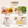 Hanging Sink Drain Basket Storage Basket Press-Type Drain Basket Kitchen Multi-Functional Storage Sink Niu Jia Youpin