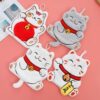 Lucid Cat Wall-mounted Convenient Hand Towel Cute Children's Toilet and Kitchen Dual-use Cartoon Towel for Hair