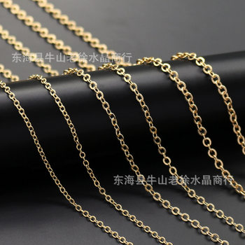 Imitation Silver Necklace Snake Bone Chain Water Wave Chain Women's Collarbone Pendant Accessories Chain Jewelry Pendant Chain