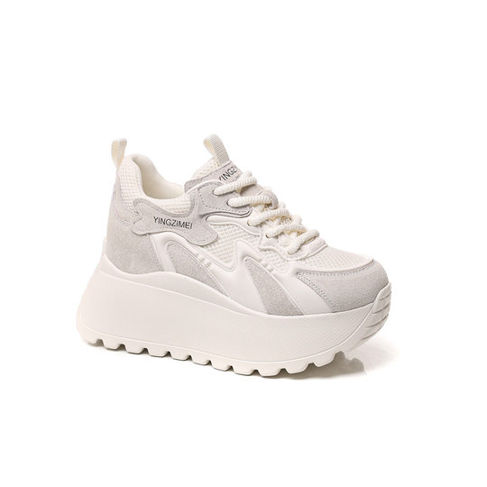 2024 summer thick-soled mesh breathable new explosion casual forrest gump shoes sports casual shoes high value new Chinese style