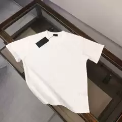 2025 Summer New Original Standard FD Towel Velvet Short-sleeved Crewneck T-shirt Men's Loose Men's T-shirt Couple's Style