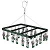 Aluminum Alloy Drying Rack Balcony Drying Socks Artifact Multi-clip Household Hanging Cool Underwear Underwear and Underwear Socks Drying Rack
