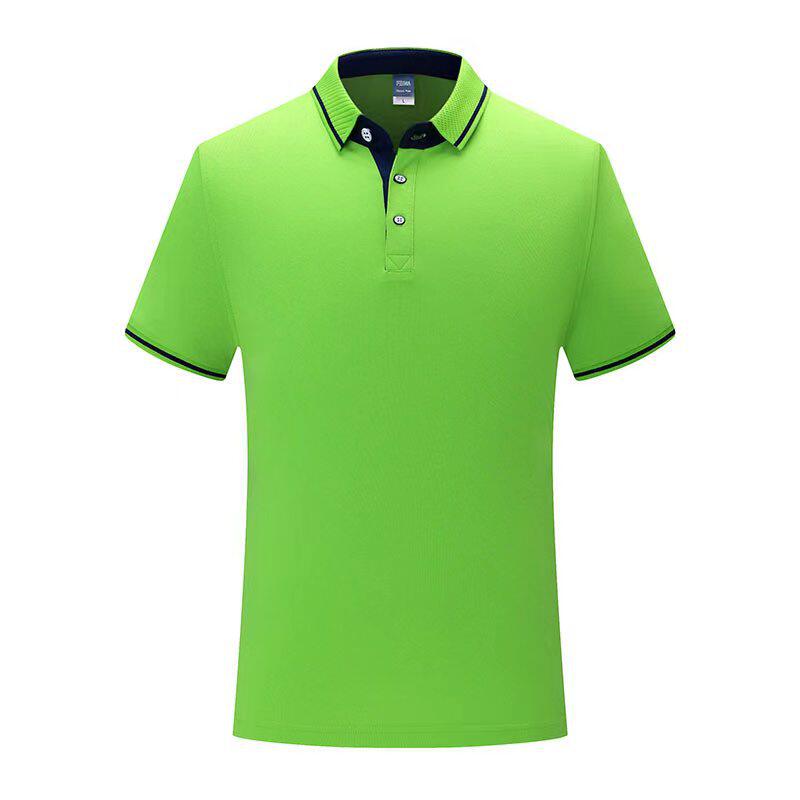 polo衫定制印logo长袖男立领商务风工作服纯棉轻奢翻领广告文化衫