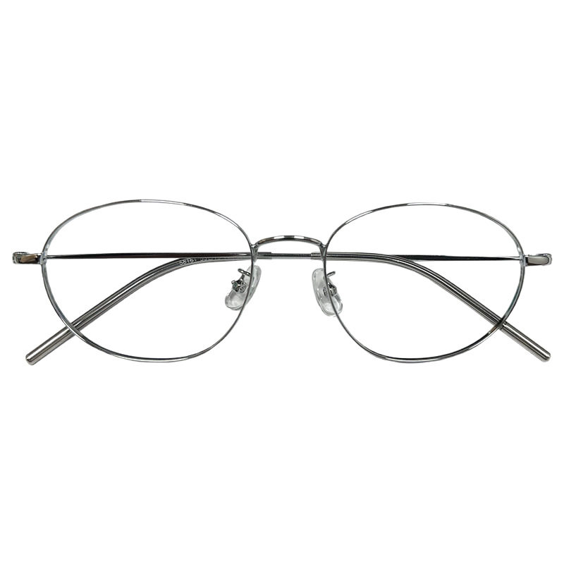 58161 Cat Eye Ultra-Light Xiaohongshu Ins Popular Literary Retro Oval Small Frame Glasses Frame Plain Style Glasses Frame
