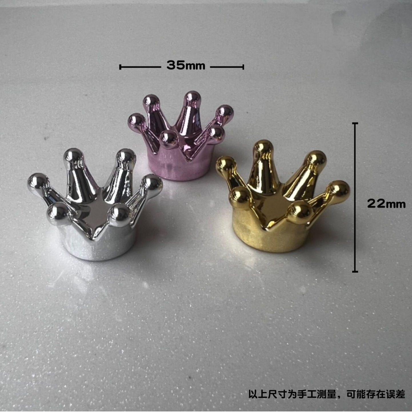 Crown Handle Ceramic Cup Lid Handle Top Bead with Screws Kitchen Utensils Furniture Accessories Handmade DIY Decorative Accessories