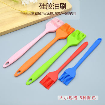 All-In-One Silicone Oil Brush Barbecue Brush Cake Cream Pancake Baking Food-Grade High Temperature Resistant Seasoning Brush