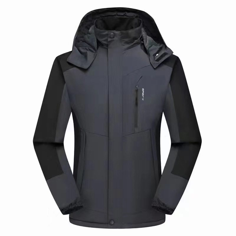 Charge Clothes Couple's fleece-lined Thick Velvet Outdoor Sports Men's and Women's Mountaineering Suit Cotton-padded Clothes Men's Work Clothes