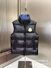 European Winter Thickened Stand-Collar Down Vest Men 2025 Couple Style Cold-Proof Warm Goose Down Short Cut Wholesale